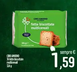 Ciro Amodio CIRO AMODIO 36 fette biscottate multicereali offerta