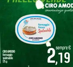 Ciro Amodio CIRO AMODIO formaggio spalmabile offerta
