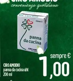 Ciro Amodio CIRO AMODIO panna da cucina uht offerta