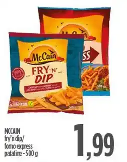 Ciro Amodio MCCAIN fry'n dip/ forno express patatine offerta