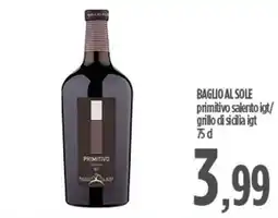 Ciro Amodio BAGLIO AL SOLE primitivo salento igt/ grillo di sicilia igt offerta