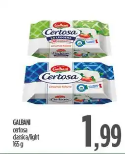 Ciro Amodio GALBANI certosa dassica/light offerta