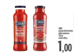 Ciro Amodio CIRIO passata di pomodoro della maremma/ rustica offerta