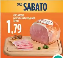 Ciro Amodio CIRO AMODIO prosciutto cotto alta qualità all'etto offerta