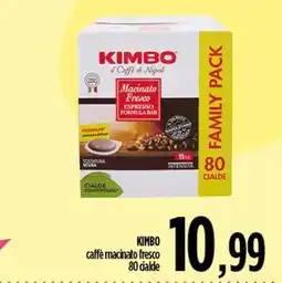 Ciro Amodio KIMBO caffè macinato fresco 80 calde offerta