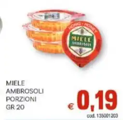 Vivo Supermercati Miele ambrosoli porzioni offerta