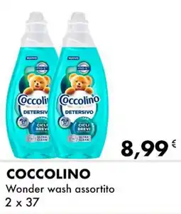 Iper Tosano COCCOLINO Wonder wash assortito 2 x 37 offerta