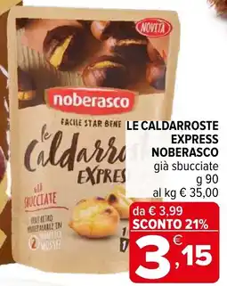 Iperal Le caldarroste express NOBERASCO offerta