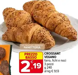Iperal Croissant vegano offerta