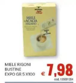 Vivo Supermercati Miele rigoni bustine expo offerta