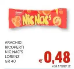 Vivo Supermercati Arachidi ricoperti nic nac's LORENZ offerta