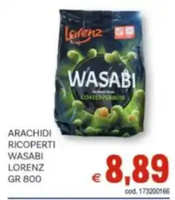 Vivo Supermercati Arachidi ricoperti wasabi LORENZ offerta