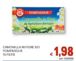 Vivo Supermercati Camomilla in fiore bio pompadour 15 filtri offerta