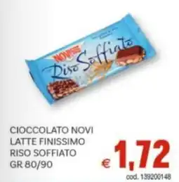 Vivo Supermercati Cioccolato novi latte finissimo riso soffiato offerta