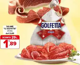 Iperal Salame "il golfetta" offerta