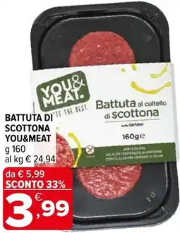 Iperal Battuta di scottona YOU&MEAT offerta