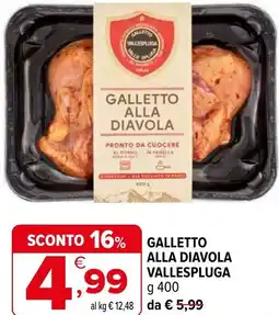 Iperal Galletto alla diavola vallespluga offerta