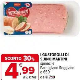 Iperal I gustorolli di suino MARTINI offerta