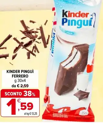 Iperal Kinder pinguì ferrero offerta