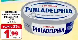 Iperal Formaggio fresco original PHILADELPHIA offerta