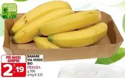 Iperal Banane VIA VERDE BIO offerta