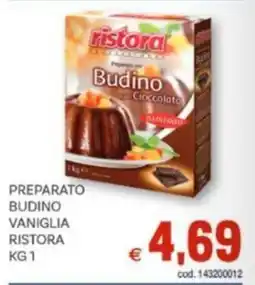 Vivo Supermercati Preparato budino vaniglia RISTORA offerta