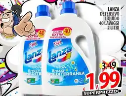 Il Genio Supermercato Lanza detersivo liquido 40 lavaggi offerta