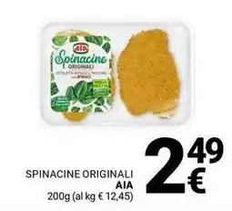 Supermercati Gulliver Spinacine originali AIA offerta