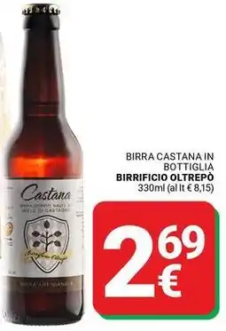 Supermercati Gulliver Birra castana in bottiglia BIRRIFICIO OLTREPÒ offerta