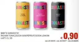 Vivo Supermercati Bibite ginnastic indian tonic/soda grapefruit/soda lemon latt. offerta