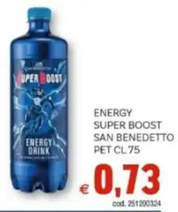 Vivo Supermercati Energy super boost san benedetto pet offerta