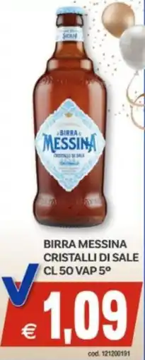Vivo Supermercati Birra messina cristalli di sale vap 5º offerta