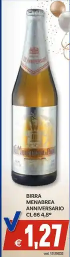 Vivo Supermercati Birra menabrea anniversario 4,8° offerta