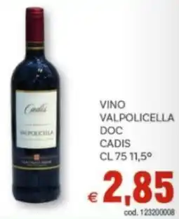 Vivo Supermercati Vino valpolicella DOC CADIS offerta