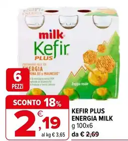 Iperal Kefir plus energia milk offerta