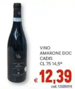 Vivo Supermercati Vino amarone doc cadis 14,5° offerta