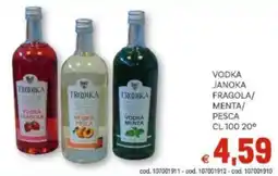 Vivo Supermercati Vodka janoka fragola/ menta pesca offerta