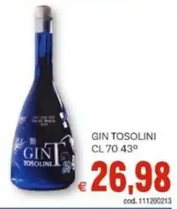 Vivo Supermercati Gin tosolini 43° offerta