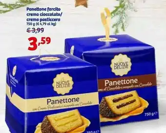In'S Mercato Nuove delizie panettone farcito crema cioccolato offerta