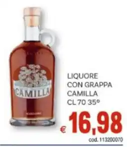 Vivo Supermercati Liquore con grappa CAMILLA 35° offerta