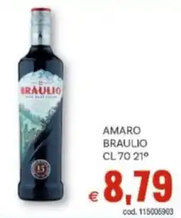 Vivo Supermercati Amaro BRAULIO 21° offerta