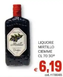 Vivo Supermercati Liquore mirtillo ciemme offerta