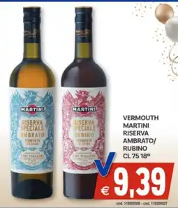 Vivo Supermercati Vermouth martini riserva vini italiani ambrato/ rubino offerta