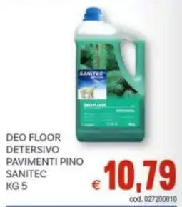 Vivo Supermercati Deo floor detersivo pavimenti pino SANITEC offerta
