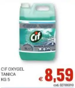 Vivo Supermercati Cif oxygel tanica offerta