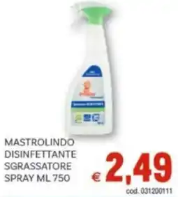 Vivo Supermercati Mastrolindo disinfettante sgrassatore spray offerta