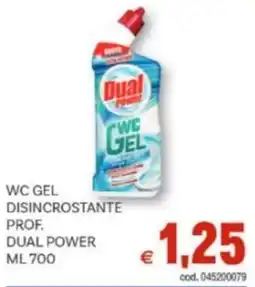 Vivo Supermercati Wc gel disincrostante prof. dual power offerta