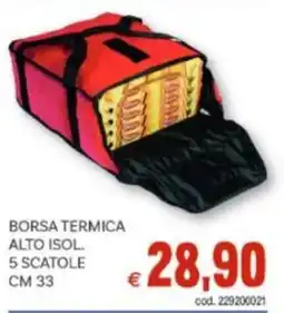 Vivo Supermercati Borsa termica alto isol 5 scatole cm 33 offerta