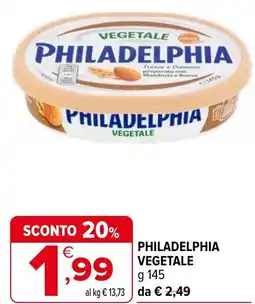 Iperal PHILADELPHIA Vegetale offerta