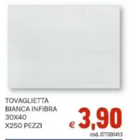 Vivo Supermercati Tovaglietta bianca infibra x250 pezzi offerta